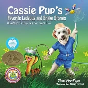 Cassie Pup's Favorite Ladybug and Snake Stories: A Children's Rhyming Picture Book Ages 3-8 (Cassie Pup Books)